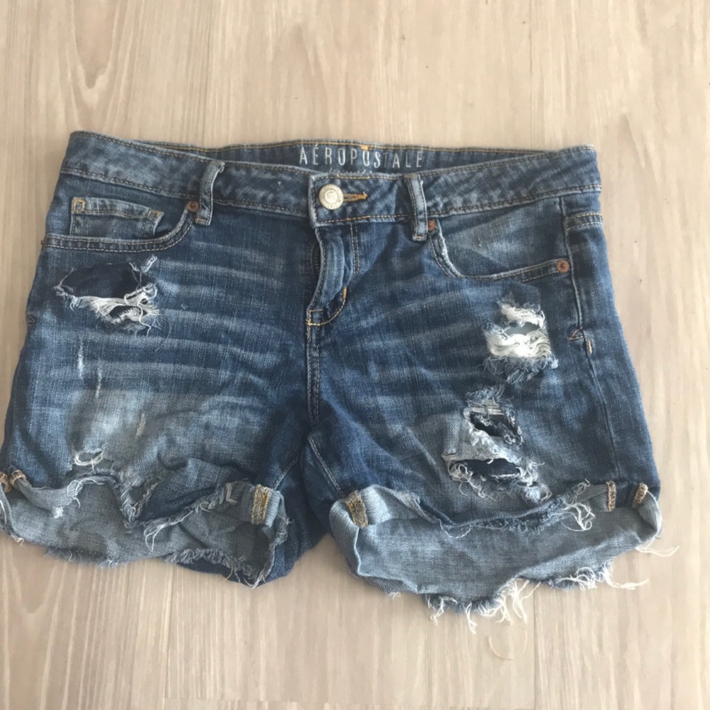 Denim shorts